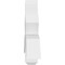 Ekena Millwork Alberta Architectural Grade PVC Gable Bracket, 48"W x 18"H x 4"D x 4"F, 9/12 Pitch GBP048X18X0404ALB00 - alternate 2